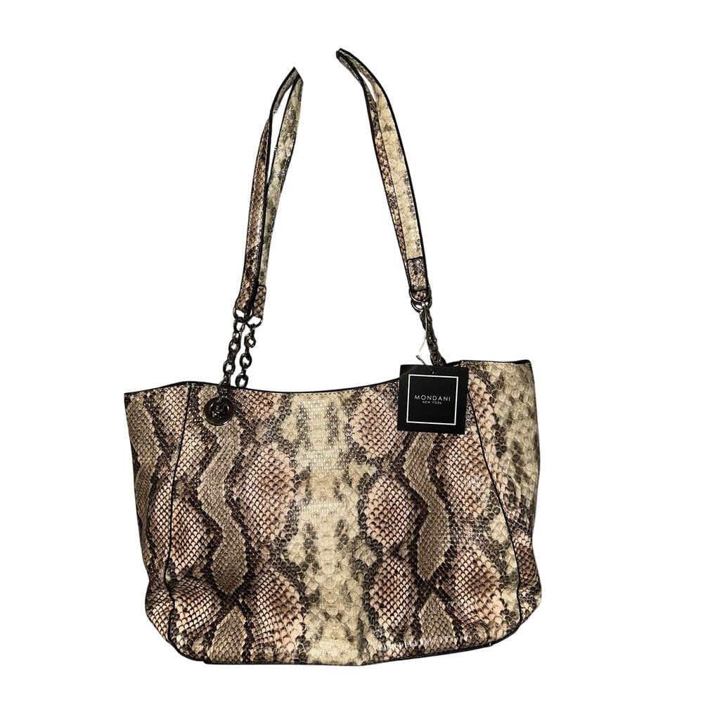 Mondani New York Pacifica Natural Python Snakeskin Women’s Handbag Purse